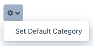 standaard categorie.