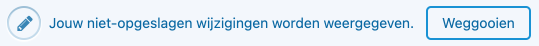 wijzigingen.
