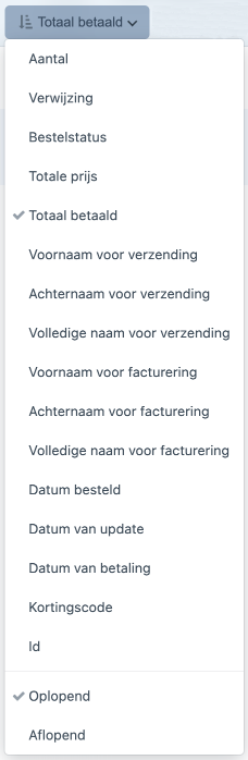sorteren.
