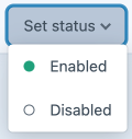 set status.