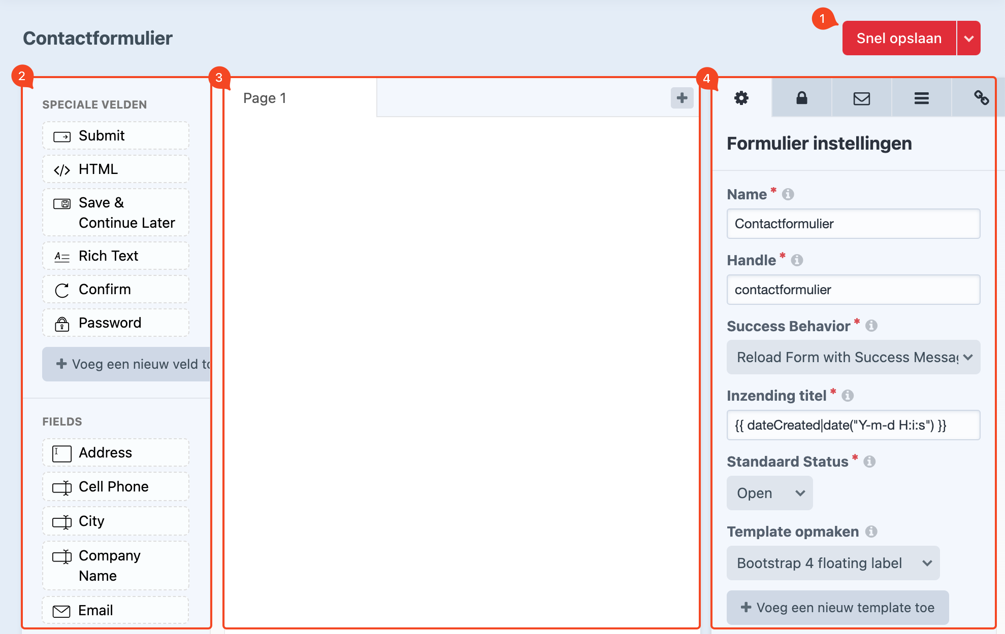 form builder.