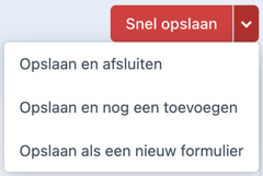 opslaan.