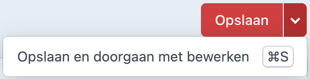 opslaan.