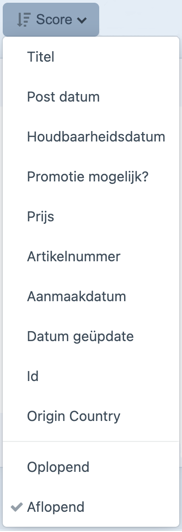 sorteren.