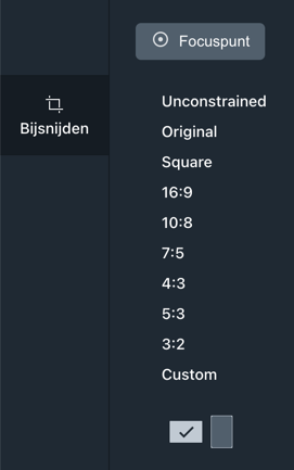 snijden.