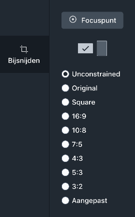 snijden.