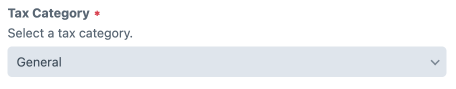 tax rates detailpage categorie.